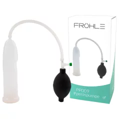   FRÖHLE PP009 anatomická vákuová pumpa na penis (priehľadná)