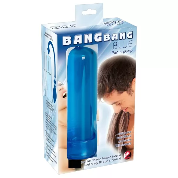 Bang Bang - vákuová pumpa na penis - modrá
