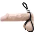You2Toys - nastaviteľný trojitý krúžok na penis a semenníky - čierny