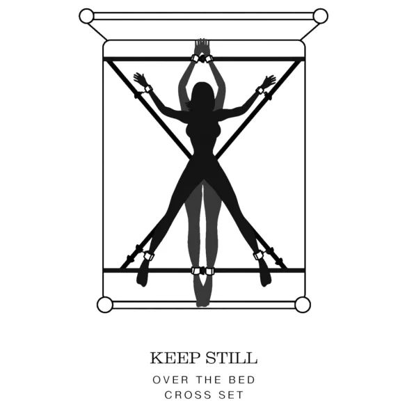 Fifty Shades of Grey - BDSM sada - putá a maska - čierna