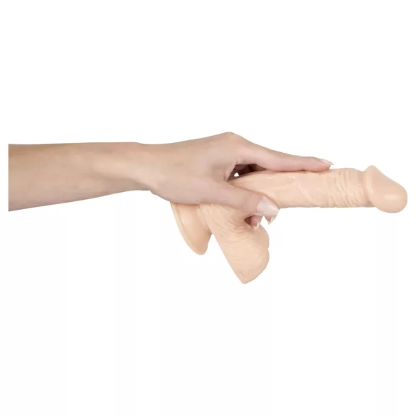 You2Toys - Európsky milenec - dildo s semenníkmi - stredné (prírodné)