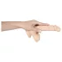 You2Toys - Európsky milenec - dildo s semenníkmi - stredné (prírodné)