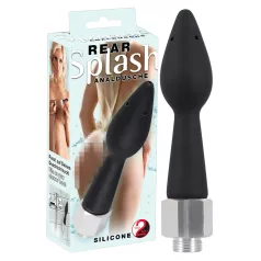  You2Toys - análna sprchová hlavica - kužeľová - silikón - čierna