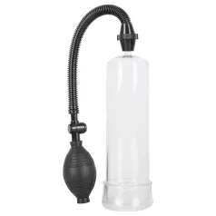 Bang Bang - vákuová pumpa na penis - priehľadná