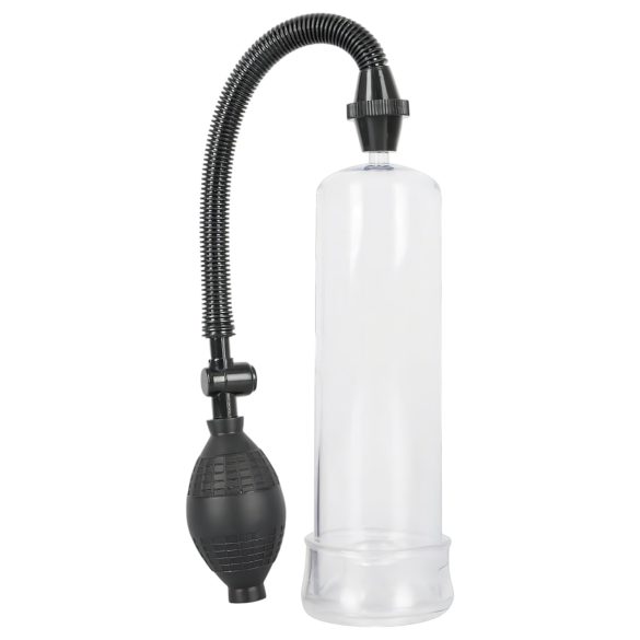 Bang Bang - vákuová pumpa na penis - priehľadná