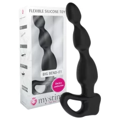   mystim Big Bend-it! - guľatý elektro análny dildo (čierny)