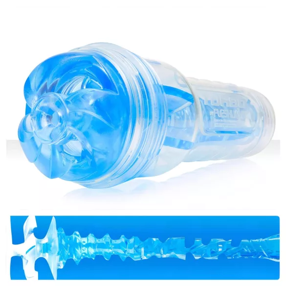 Fleshlight Turbo Thrust - mužský masturbátor s vákuom - modrý