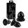 You2Toys - Stretching Plug Kit - análny plug set - 3 ks (čierna)