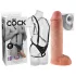 King Cock - dutý pripínací dildo s postrojom - 28 cm