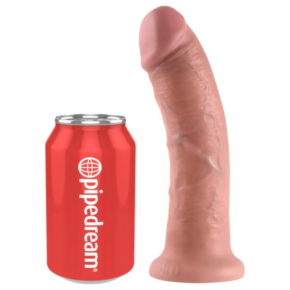 King Cock 8 umelý penis (20 cm) - prírodný