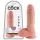 King Cock - dildo s semenníkmi - 20 cm - naturálny