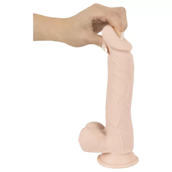 Nature Skin - realistický dildo s prísavkou - naturálny stredný