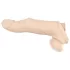 Nature Skin - návlek na penis s erekčným krúžkom - realistický vzhľad