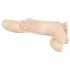 Nature Skin - návlek na penis s erekčným krúžkom - realistický vzhľad