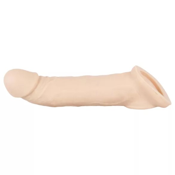 Nature Skin - návlek na penis s erekčným krúžkom - realistický vzhľad