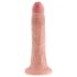 King Cock - realistický dildo - 18 cm - telová farba