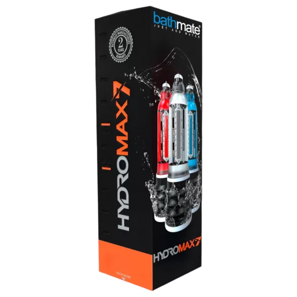 Bathmate Hydromax7 - hydraulická vákuová pumpa na penis - červená