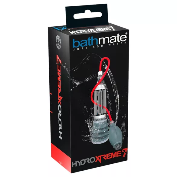 Bathmate Xtreme Hydromax 7 - vákuová pumpa na penis - súprava - priehľadná