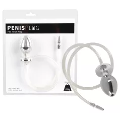   You2Toys - Piss to Ass Plug - dutý análny kolík s dilatátorom močovej trubice