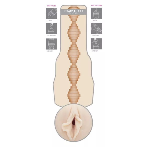 Fleshlight Brandi Love Heartthrobe - masturbátor - realistická vagína