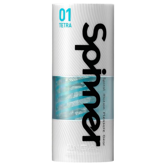 TENGA Spinner Tetra - masturbátor - priehľadný