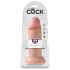 King Cock - dildo realistické - 25 cm - natur