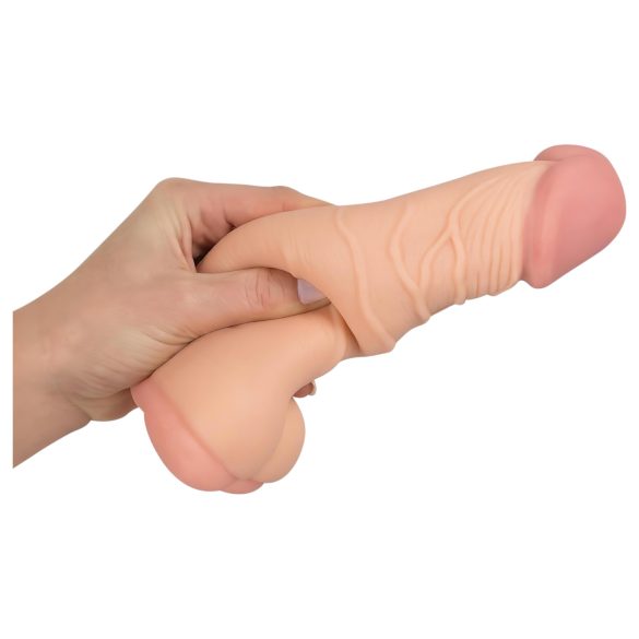 Nature Skin - umelý zadoček a návlek na penis - realistický - telová farba