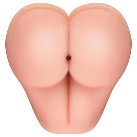 Nature Skin - umelý zadoček a návlek na penis - realistický - telová farba