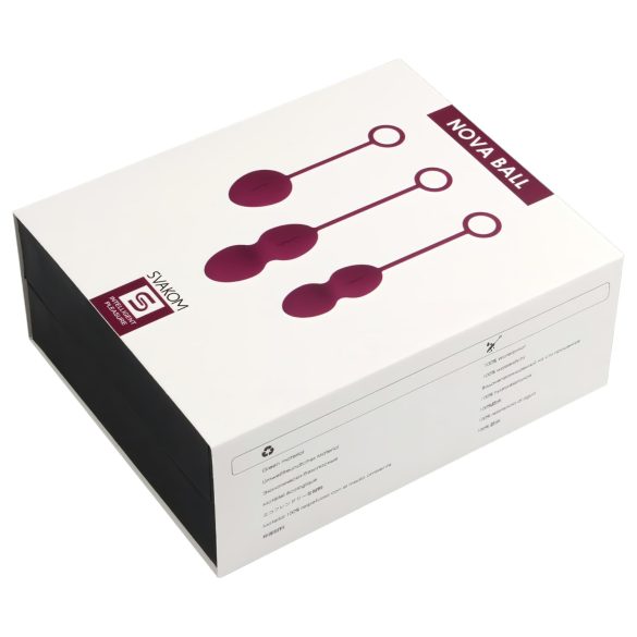 Svakom Nova - guličky pre posilnenie panvového dna - 3 ks - fialové