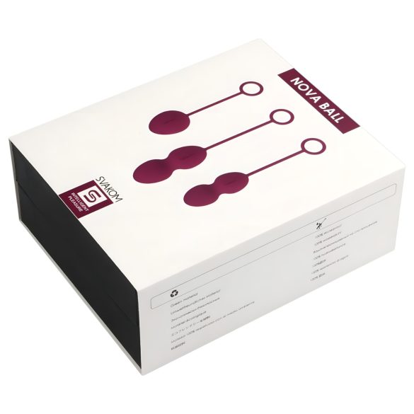 Svakom Nova - guličky pre posilnenie panvového dna - 3 ks - fialové