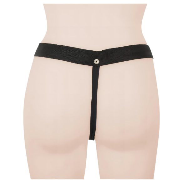 Nasaďteľný realistický dutý dildo (prírodný)