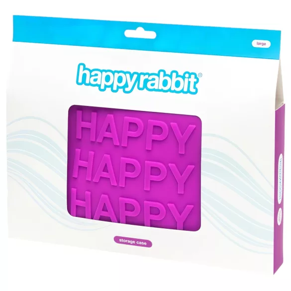 Happyrabbit - taška na erotické pomôcky - veľká - fialová