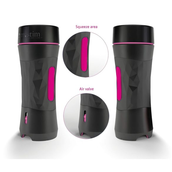 mystim OPUS Mica - realistická umelá vagína (prírodná-čierna)