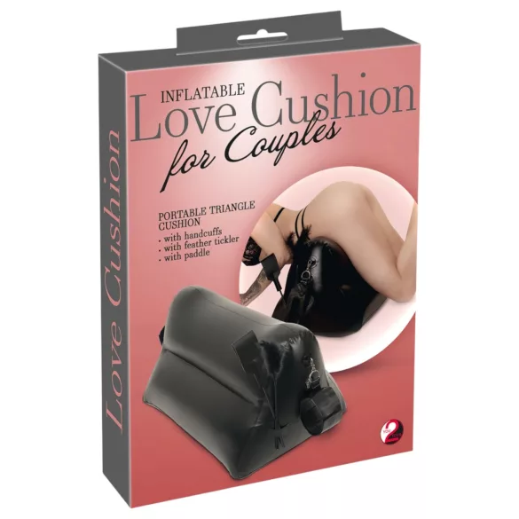 You2Toys - sex vankúš - nafukovací set - čierny