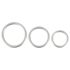 You2Toys Metallic - sada silikónových erekčných krúžkov - 3 ks
