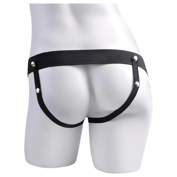 Fetish Strap-On 7,5 - pripínací, striekajúci dildo (prírodný)