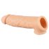 Realistixxx - návlek s krúžkom na penis - 16 cm (prírodný)