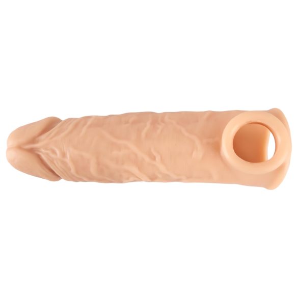 Realistixxx - návlek s krúžkom na penis - 16 cm (prírodný)