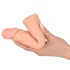 Nature Skin - predlžovací hrubý návlek na penis 19,5 cm