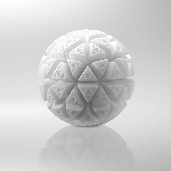 TENGA GEO - masturbátor pre mužov - vlnitý povrch - modrý (Glacier)