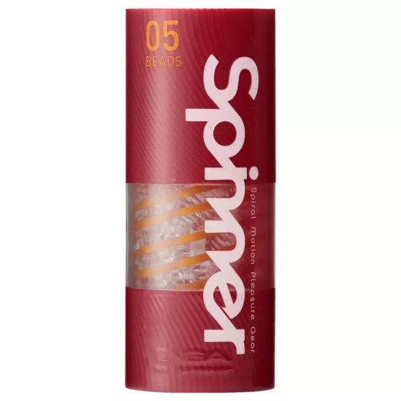 TENGA Spinner Beads - masturbátor - priehľadný