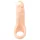 Realistixxx - realistický dvojitý dildo s erekčným krúžkom - naturálny