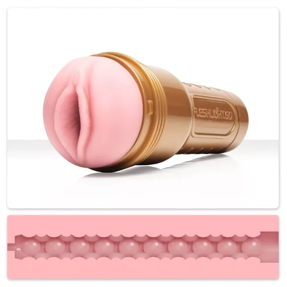 Fleshlight GO - masturbátor vagina - tréningová jednotka - ružová