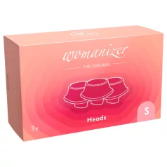   Womanizer Premium Eco - náhradné sacie nadstavce - ružové - 3 ks
