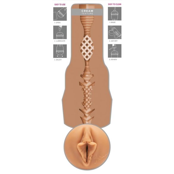 Fleshlight - masturbátor vagína - realistická natúr farba