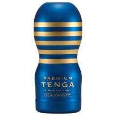 TENGA Premium Original - jednorazový masturbátor - modrý