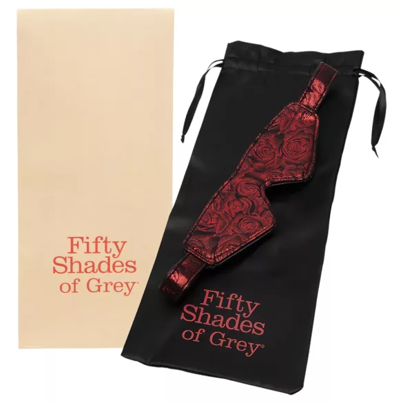 Fifty Shades of Grey - maska na oči - čierna/červená