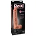 Real Feel Deluxe No.12 - realistický vibrátor s semenníkmi - naturálny