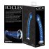 Icicles No. 29 - sklenené dildo penis špirála - modré