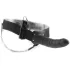 Pipedream Fetish Strap-On 8 - pripínací, dutý vibrátor (čierny)